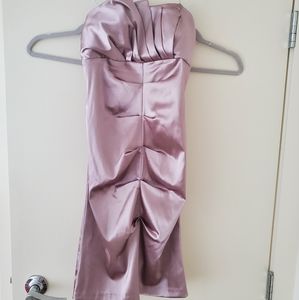 Beautiful lavender/purple strapless dress size 3/4